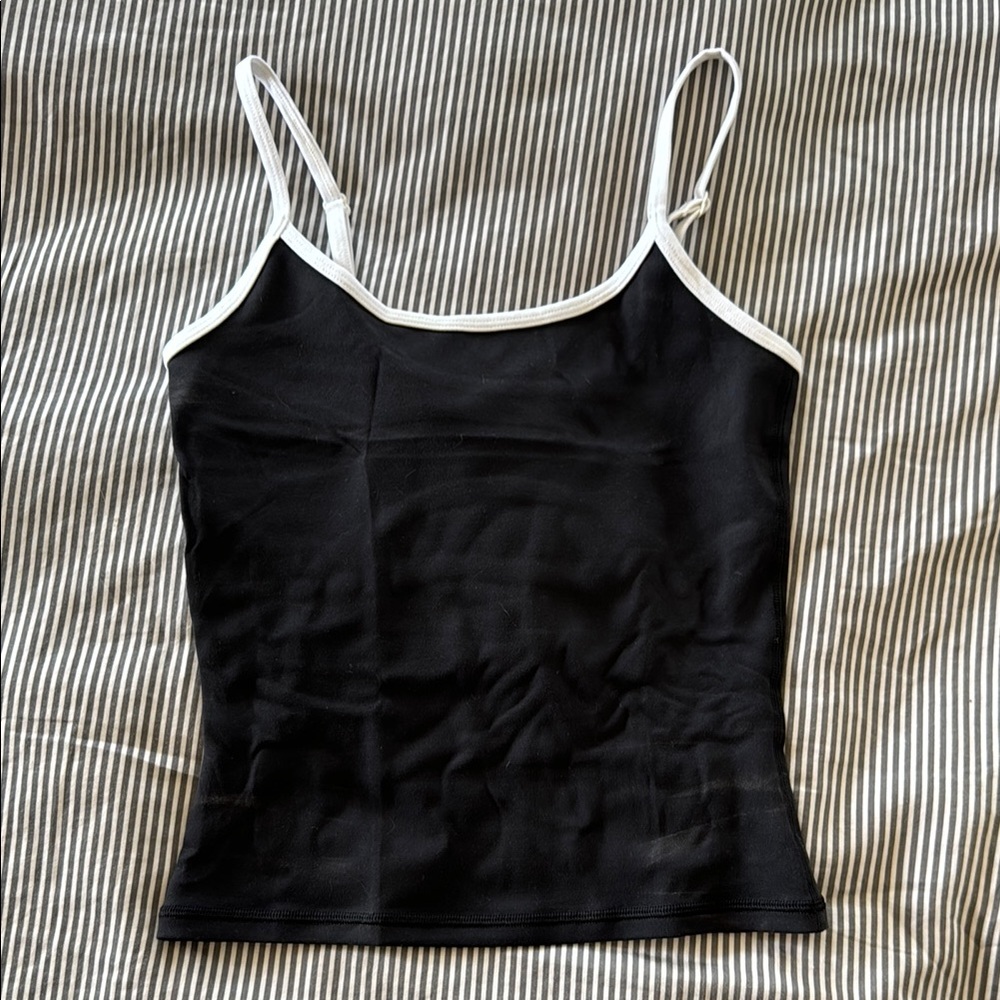 Aritzia Black and white Camisole